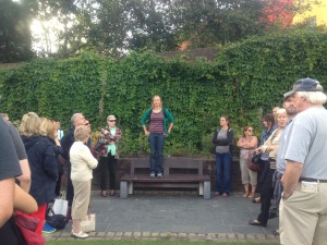 Dr Sparky Booker giving a tour during Heritage Week 2014